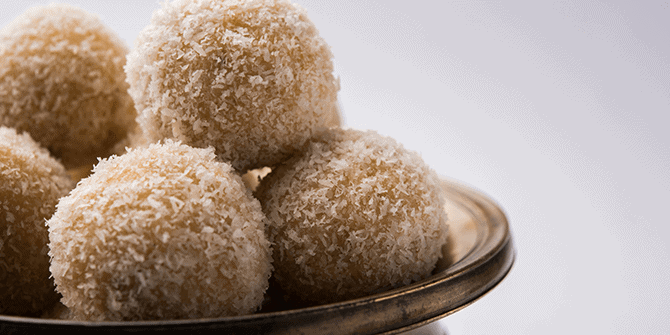 Looking for an Edible Gift With Meaning? Try This Recipe for Coconut Laddus